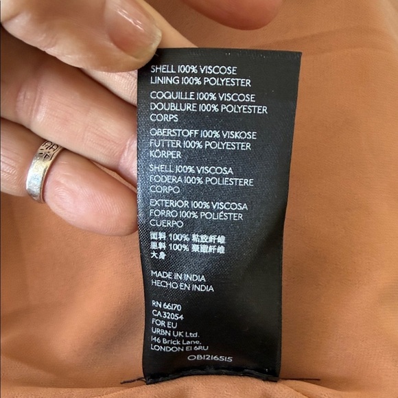 Anthropologie Embroidered Copper velvet dress size 14
Lucie Velvet Embroidered - Picture 8 of 14